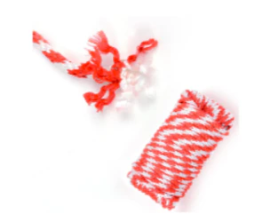 3/8 Inch x 75 Foot Red And White Color Rope - Image 2