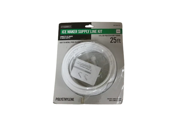 Everbilt 1/4 in. COMP x 1/4 in. COMP x 25 ft. Push-to-Connect Poly Ice Maker Installation Kit DAMAGED BOX - Image 2
