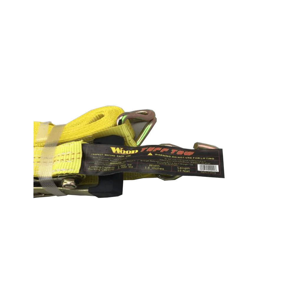 Ratchet Tie Down 1.5 Inches and 15 Feet Long With J Hook - Image 3