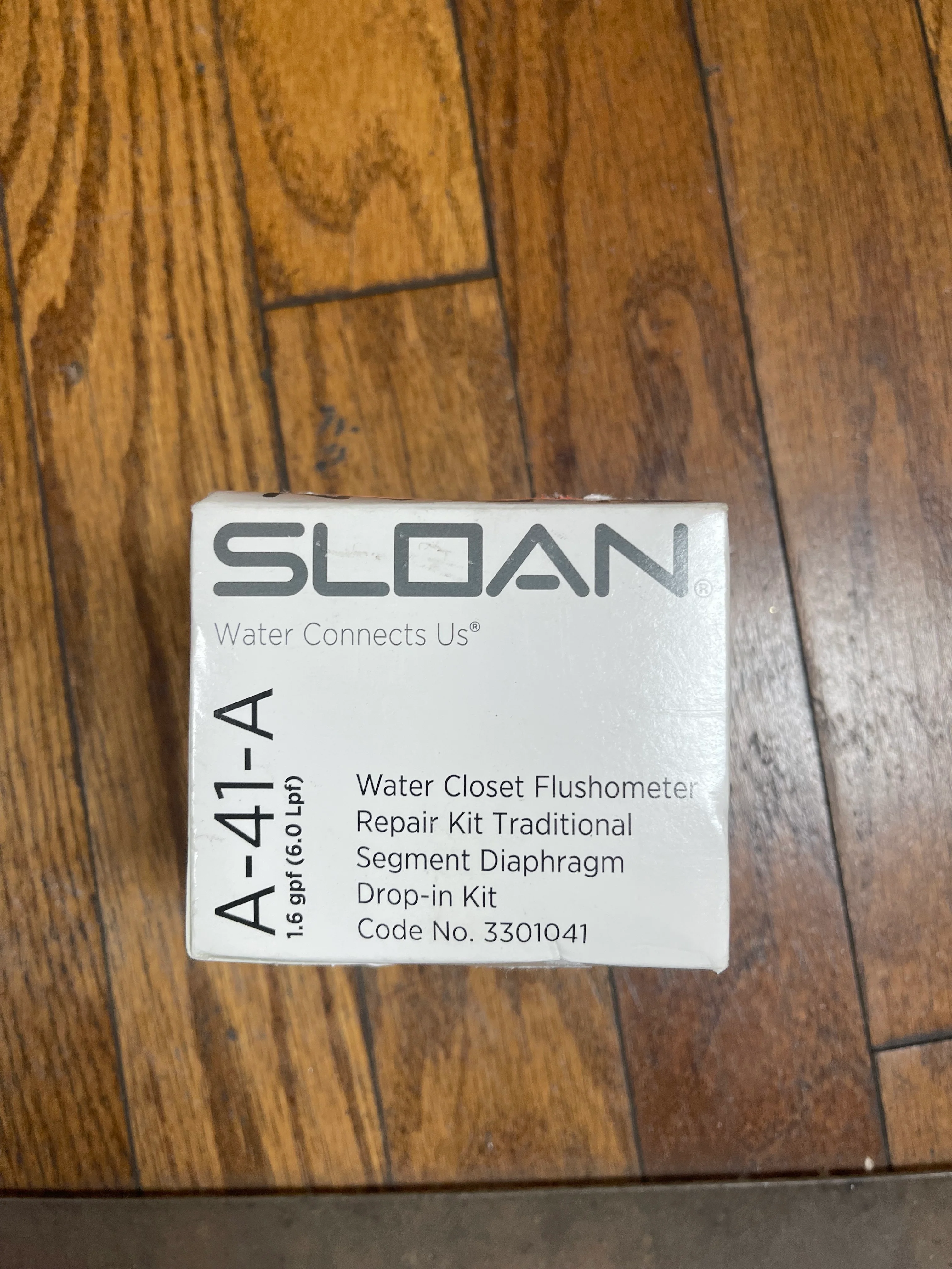 Sloan A-41-A 1.6 GPF Closet Diaphragm Repair Kit Damaged Box - Image 2