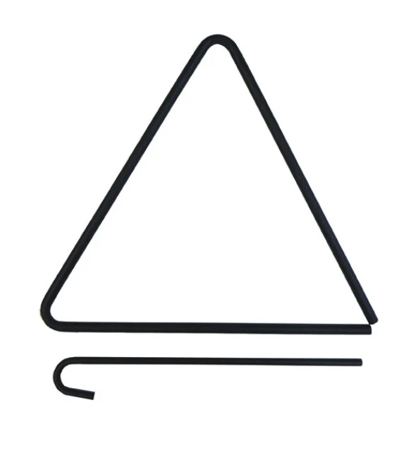 Triangle Dinner Bell Black - Image 2