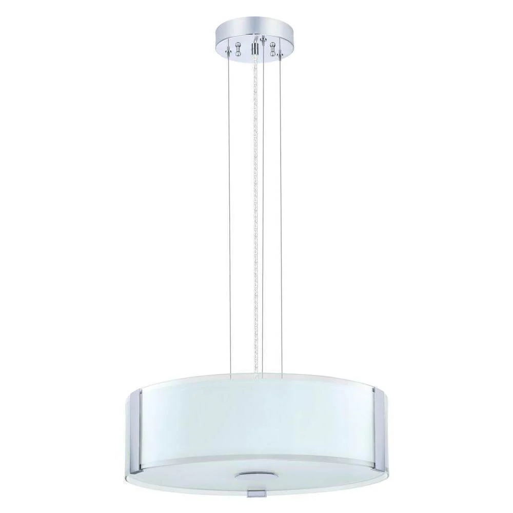 Varano chrome ceiling mount drum pendant damaged box
