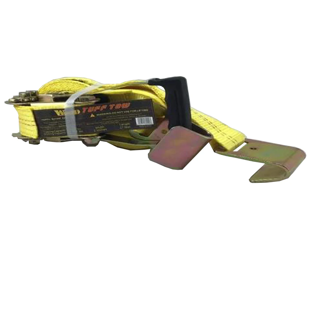 Wood Tuff 2 Inches x 27 Feet Ratchet Tie Downs J Hooks - Image 4
